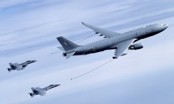 El A330 para la USAF almacenado en Getafe a la espera de su modificación a MRTT.