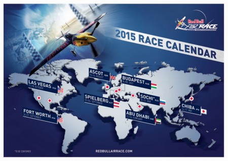 Sedes de la Red Bull Air Race 2015.