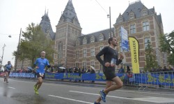 Maraton Amsterdam Participantes del Maraton de Amsterdam.