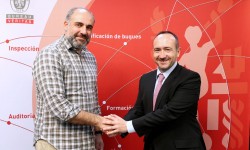 Miguel Rosa director de Aerotools y Francisco Urriza global account manager de Bureau Veritas Miguel Rosa, director de Aerotools y Francisco Urriza, global account manager de Bureau Veritas