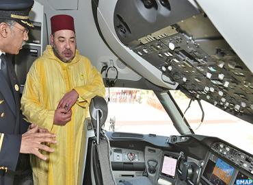 Mohammed VI en el Boeing 787