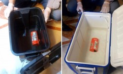 Módulo de memoria de las cajas negras del avión de Egyptair Los módulos de memoria de las dos cajas negras del A320 de Egyptair tras su recuperación del fondo del Mediterráneo.