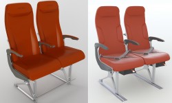 Nuevos asientos ATR Los nuevos asientos para los ATR 42-600 y ATR 72-600: Neo Prestige (izquierda) y Neo Classic (derecha).