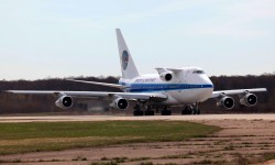 PW1200G_001 Pratt & Whitney usa este Boeing 747SP como banco de ensayo en vuelo de sus motores.