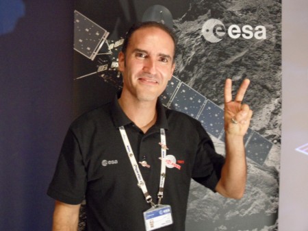 Miguel Pérez Ayúcar, coordinador jefe del grupo de operaciones científicas y planificación de Rosetta
