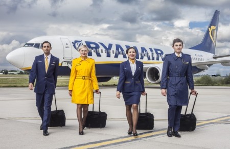 Los nuevos uniformes de Ryanair.
