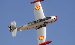 SaetaVuelo El Saeta de la FIO durante una demostración de vuelo hace unos meses.