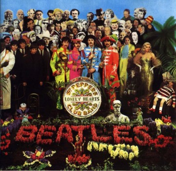 Portada del disco Sgt. Pepper's Lonely Hearts Club Band, octavo LP de The Beattles.