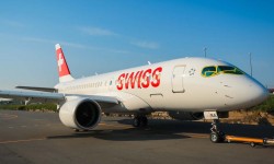Swiss Bombardier C Series El primero de los 30 Bombardier C Series para Swiss.