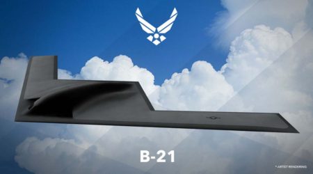 Imagen publicada por la USAF en 2016 al anunciar el desarrollo del B-21.