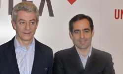 Volotea001 Lázaro Ros y Carlos Muñoz han presentado hoy Volotea aunque han sido parcos en detalles.