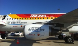 Vuelo Iberia, biocombustibles