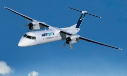 WestjetQ400 vuelo Q400 de Westjet.