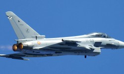 Eurofighter del Ala 11 C16-22/11-02 Eurofighter del Ala 11 similar al accidentado en Morón.