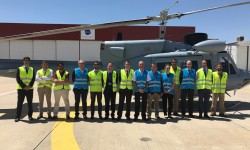 entrega 4 helico Armada Albacete -2 Babcock y Sener entregan a la Armada la cuarta unidad modernizada del AB212, de un total de siete unidades.