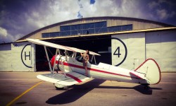 image1 Boeing Stearman del único equipo de wingwalking español.