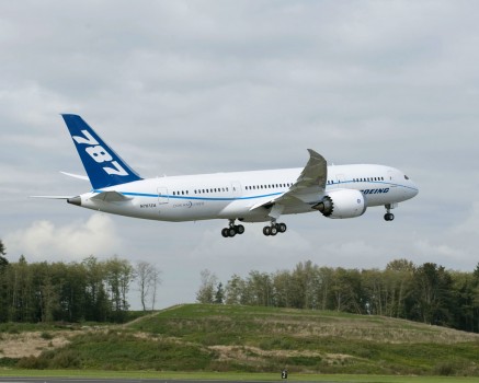 Sexto Boeing 787 Dreamliner  en vuelo