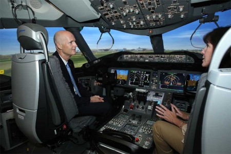 El centro de instrucción de Boeing en Miami cuenta ya con dos simuladores de B-787