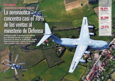 La industria aeronáurtica supone el 70 por ciento de la facturación del sector de la defensa en España.