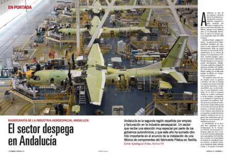 Andalucía es la seguinda regióin española por importancia de la industria aeroespacial.