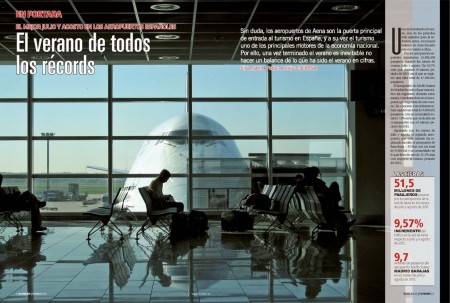 Más de 51 millones de viajeros pasaron por los aeropuertos españoles entre los meses de julio y agosto de 2016.