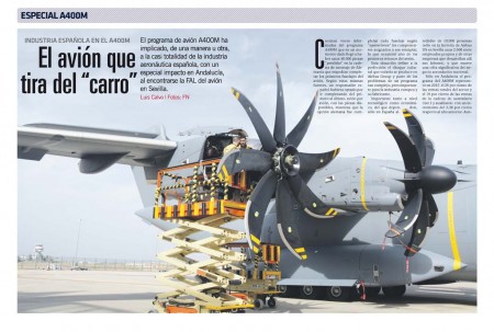 Igual que ocurrió con el Eurofighter, el A400M se ha convertido en un programa tractor de la industria aeronáutica española.