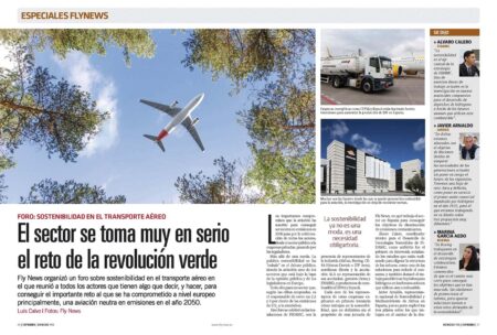 Jornada Fly News sobre sostenibilidad en el transporte aéreo