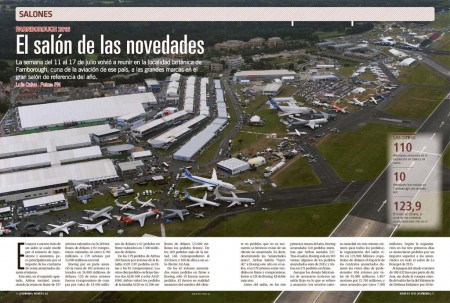 Farnborough ha contado con 1.500 expositores de 52 países en su edición de 2016.