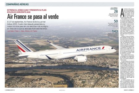 Air France ya ha dado sus primeros pasos para convertirse en una aerolínea más ecológica.