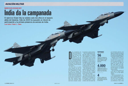 Ejercicio Ocean Sky en Canarias.