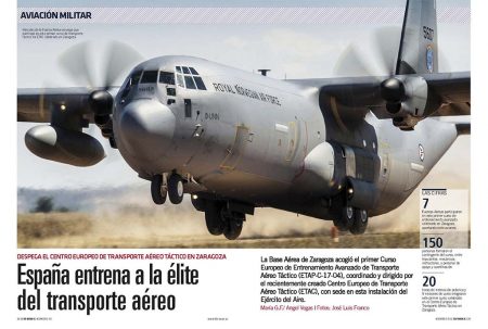 Tripulaciones y aeronaves de siete fuerzas aéreas europeas han participado en Zaragoza en el primer curso del ETAP.