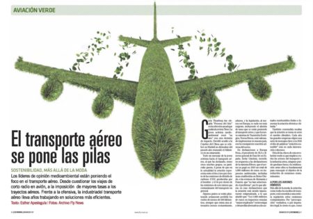 La aviación es solo un pequeño jugador en el campo de la contaminación, pero uno de los que más hace por reducir su huella.