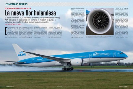 KLM es la primera aerolínea de Europa continental en operar el Boeing 787-9.
