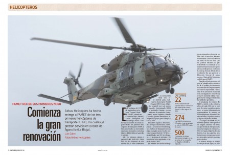 El NH90 está llamado a sustituir a los Super Puma entre otros modelos en los tres ejércitos españoles a lo largo de los próximos cinco años.