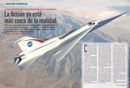 La NASA ha concedido a Lockheed Martin un contrato para un demostrador de un transporte supersónico de pasajeros.