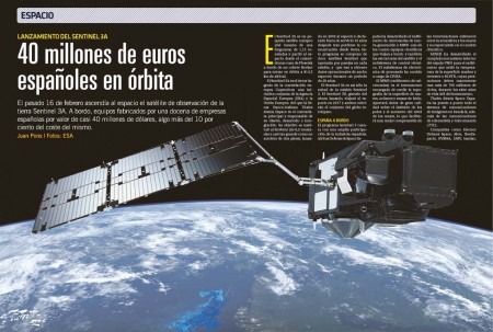 El Sentinel 3A forma parte de la constelación Copernicus de satélites.