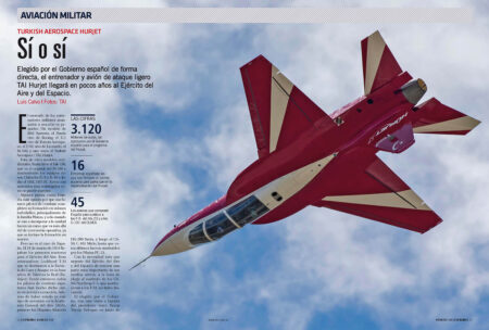 La industria española tendrá un  papel destacado en el programa TAI Hurjet.