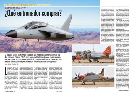 Los PC-21 cubren las necesidades inmediatas, pero no todas las que precisa el Ejército del Aire para la formación de los pilotos.