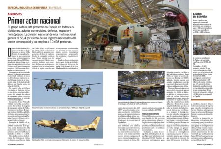 Airbus DS encabeza nuestro recorrido por las empresas aeroespaciales españolas involucradas en el sector de la la Defensa.