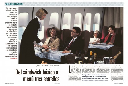 Así deciden algunas de las aerolíneas qué comidas servir a bordo de sus aviones.