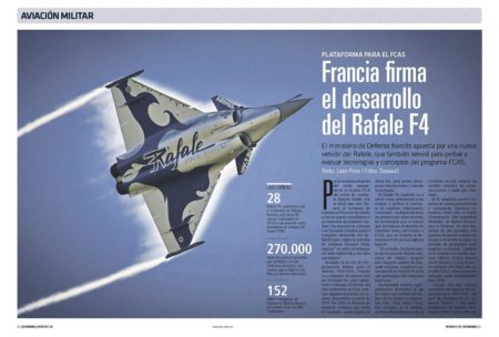 Francia ha lanzado una nueva modernización del Rafale.