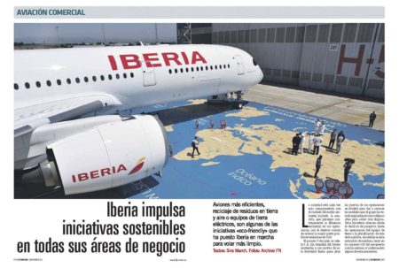 La llegada de los Airbus A350 y A320neo son sólo un capítulo en la búsqueda de Iberia de ser más verde.