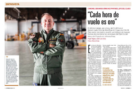 Coronel Sánchez Pintado, jefe del CLAEX.