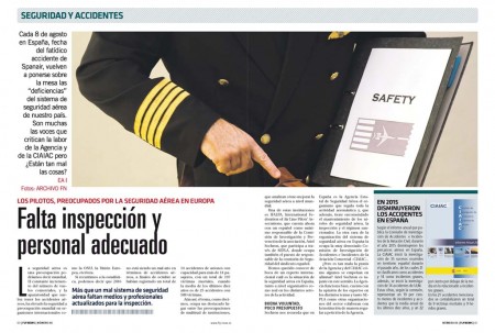 ¿Responden AESA y los demás responsables de la seguridad aérea en España a los retos y necesidades reales?