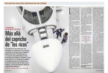 Buenas señales para el futuro de la aviaicon corporativa española .