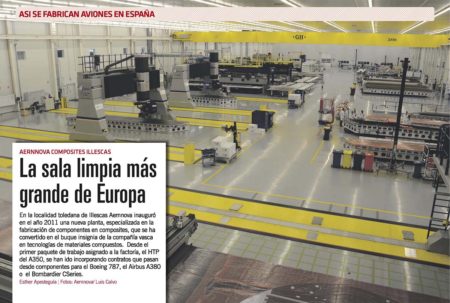 La planta de Aernnova en Illescas inaugura nuestra nueva sección.