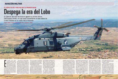 Airbus Helicopters ha llevado ya a sus instalaciones de Albacete el primer NH90 del Ejército del Aire, donde terminará su equipamiento y entregará.