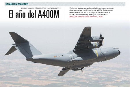 El A400M ha marcado el año en España por sus problemas.