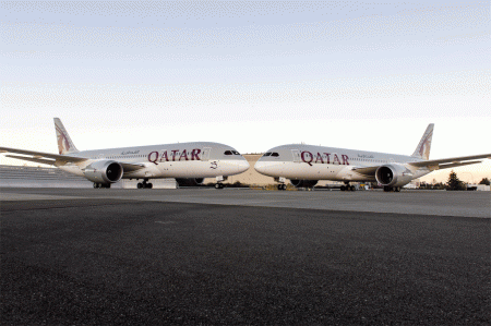 Qatar Airways recibe en Seattle sus Boeing 787-8 número 24 y 25