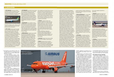 Artículo en Fly News sobre los 25 años del Airbus A320